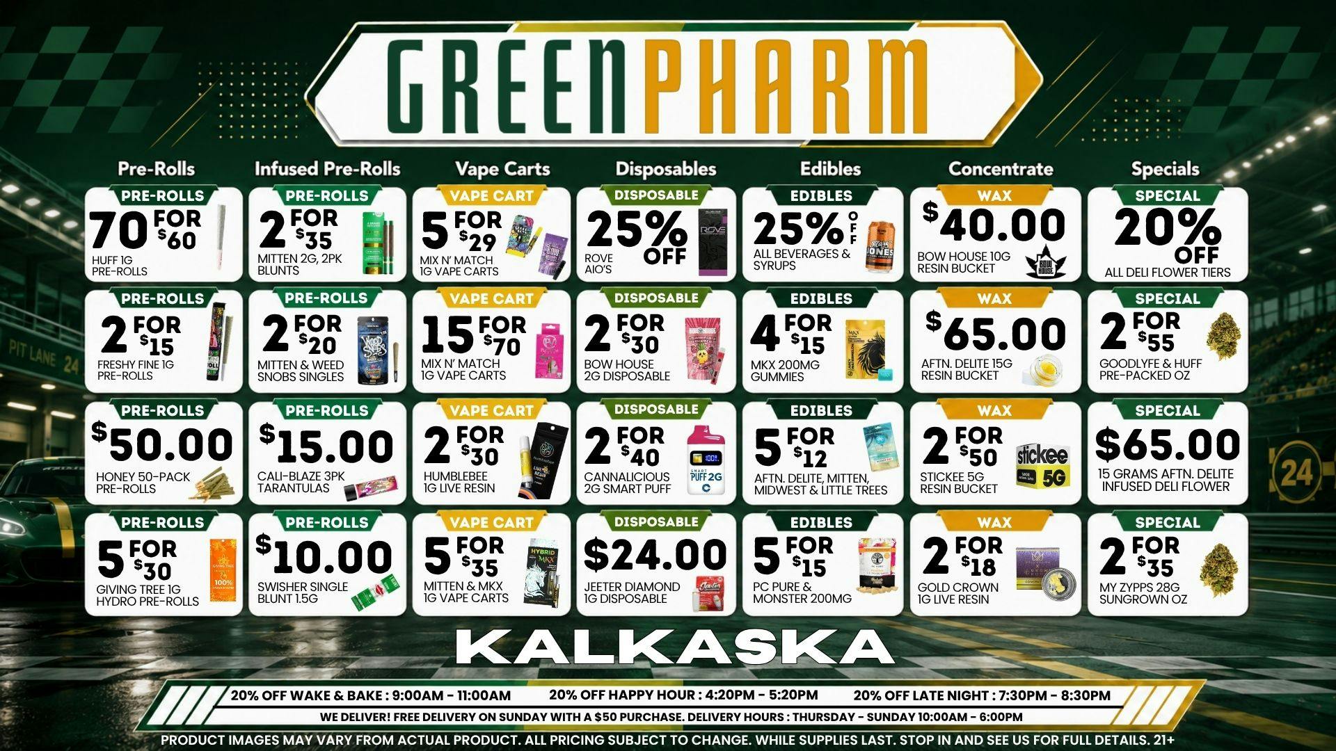 Green Pharm - Kalkaska - Recreational & Medical 🔥BLAZING HOT SUMMER SAVINGS🔥