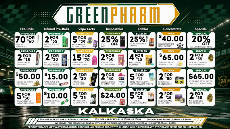 Green Pharm - Kalkaska - Recreational & Medical 🔥BLAZING HOT SUMMER SAVINGS🔥