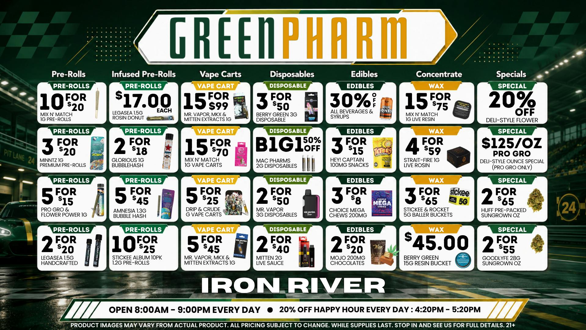 Green Pharm Iron River - Rec - Now Open! 🔥BLAZING HOT SAVINGS!🔥