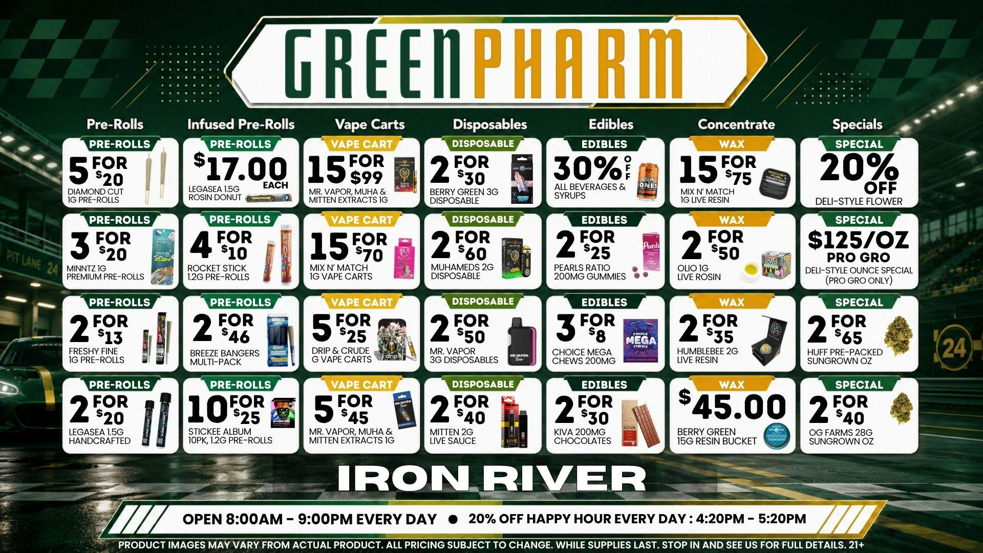 Green Pharm Iron River - Rec - Now Open! 🤑DAILY SAVINGS!🤑