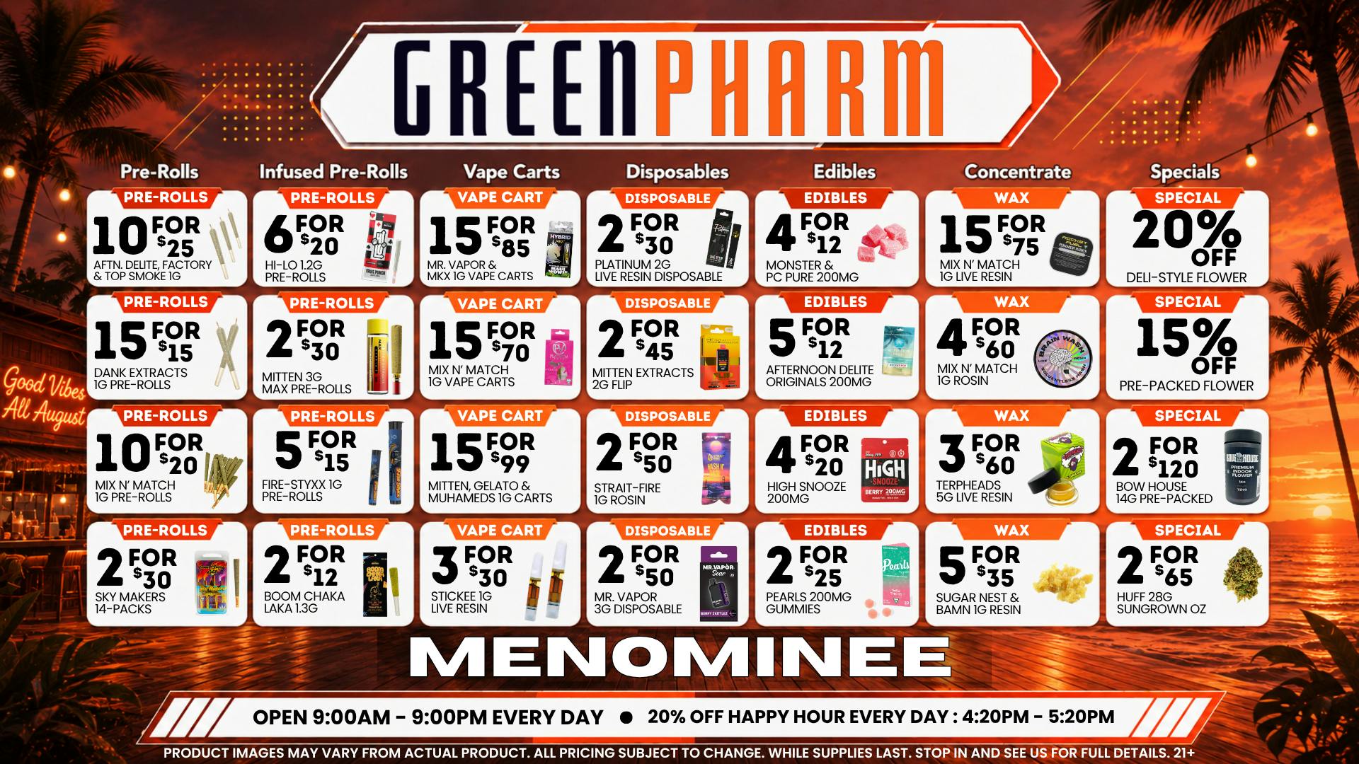 Green Pharm Menominee - Rec - 🔥HOT DEALS EVERYDAY!🔥