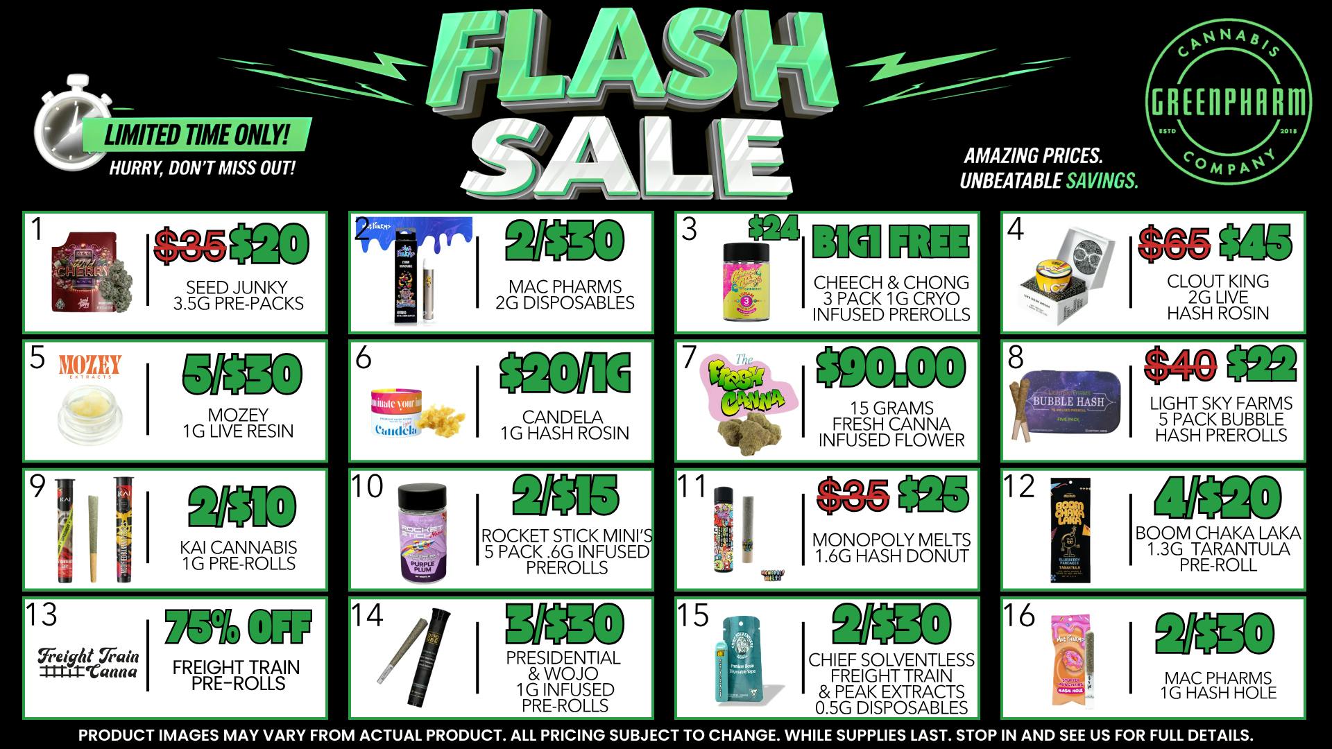 Green Pharm Menominee - Rec - ⚡⚡FLASH DEALS!!⚡⚡