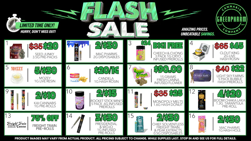 Green Pharm Menominee - Rec - ⚡⚡FLASH DEALS!!⚡⚡