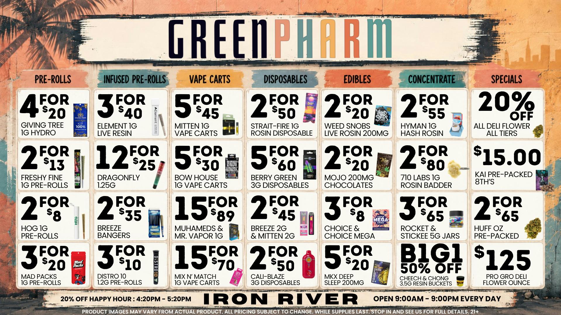 Green Pharm Iron River - Rec - Now Open! 🤑💸DAILY SAVINGS!💸🤑
