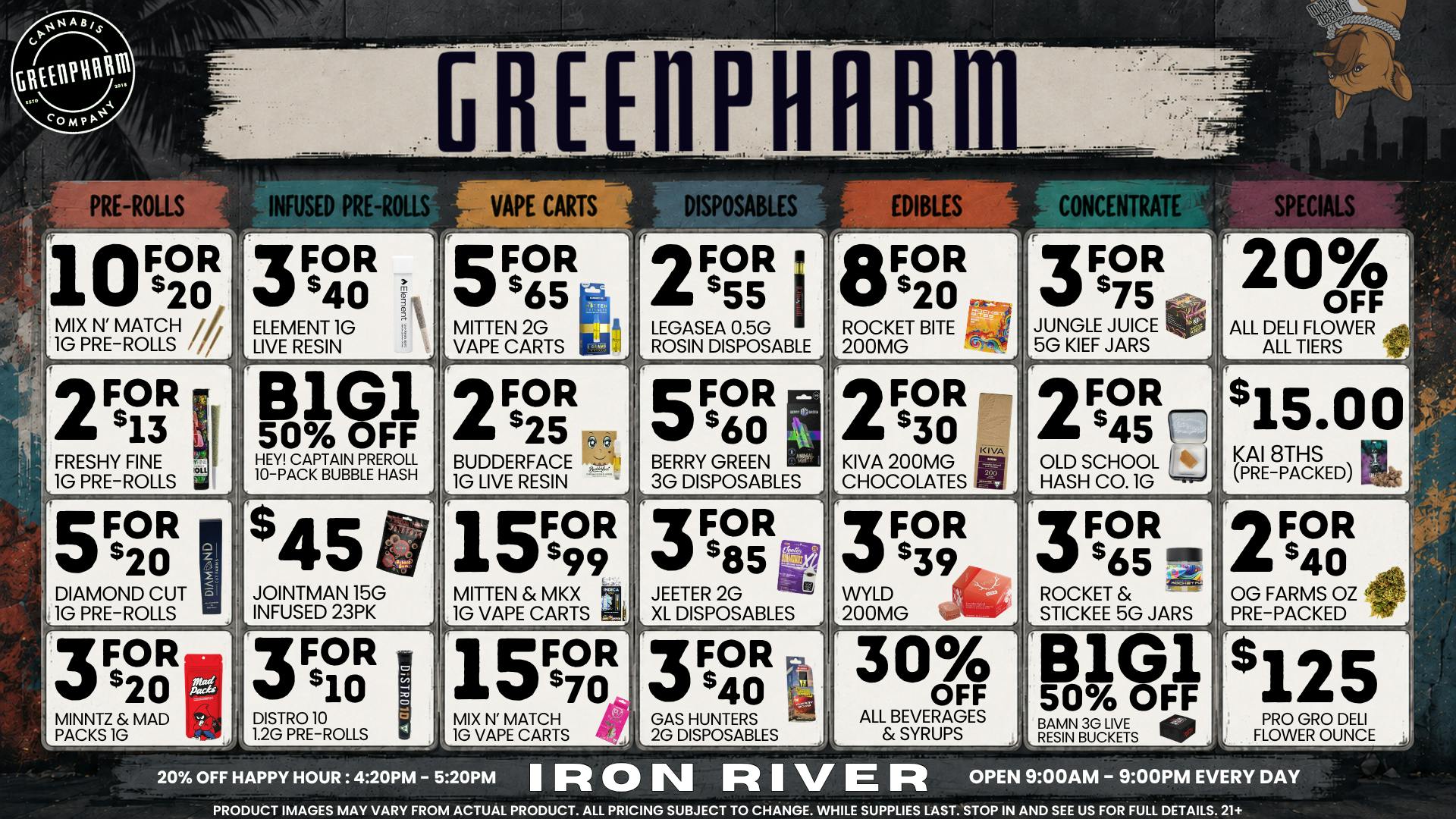 Green Pharm Iron River - Rec - Now Open! 🤑DAILY SAVINGS!!!🤑