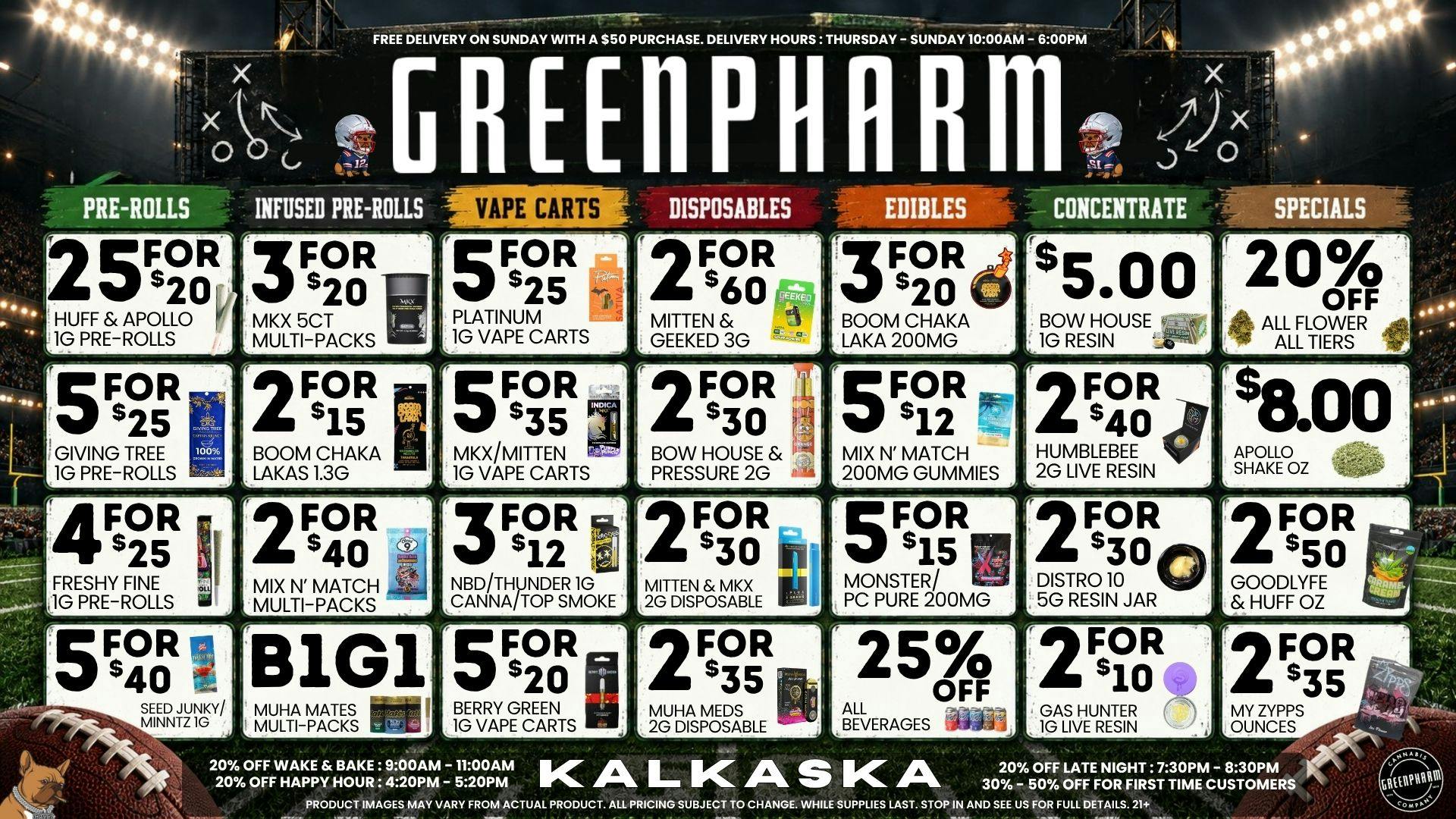 Green Pharm - Kalkaska - Recreational & Medical 🍂🍁 Fall Into Savings !!🍁🍂