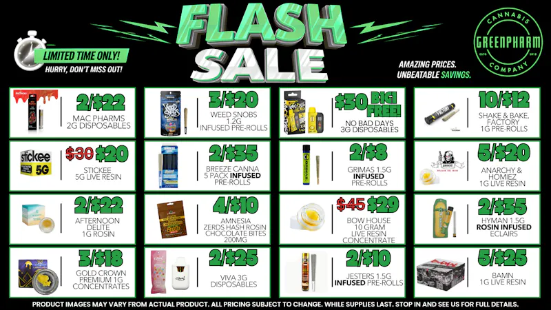 Green Pharm Iron River - Rec - Now Open! ⚡⚡Flash Deals ⚡⚡