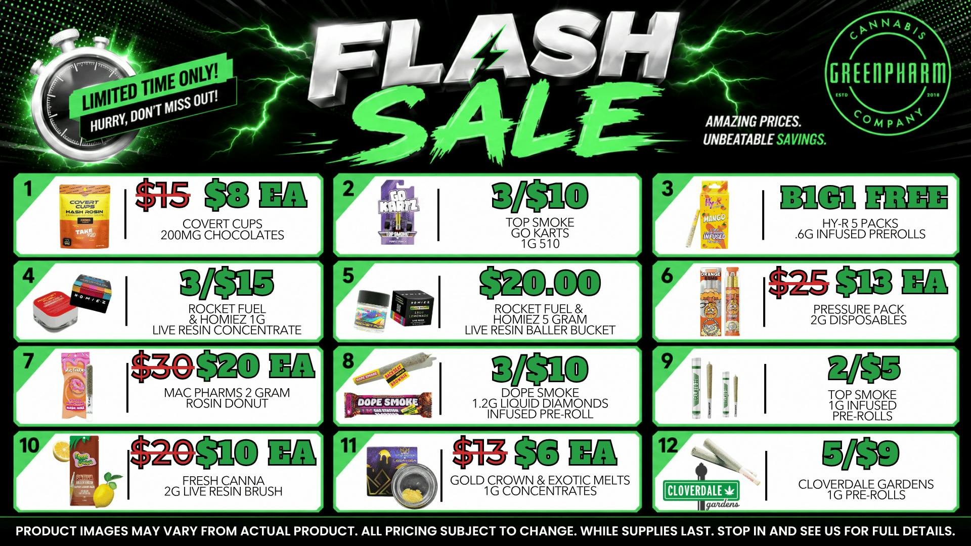 Green Pharm - Kalkaska - Recreational & Medical 😀💰💥FLASH SALE- BIG SAVINGS💰😀💥