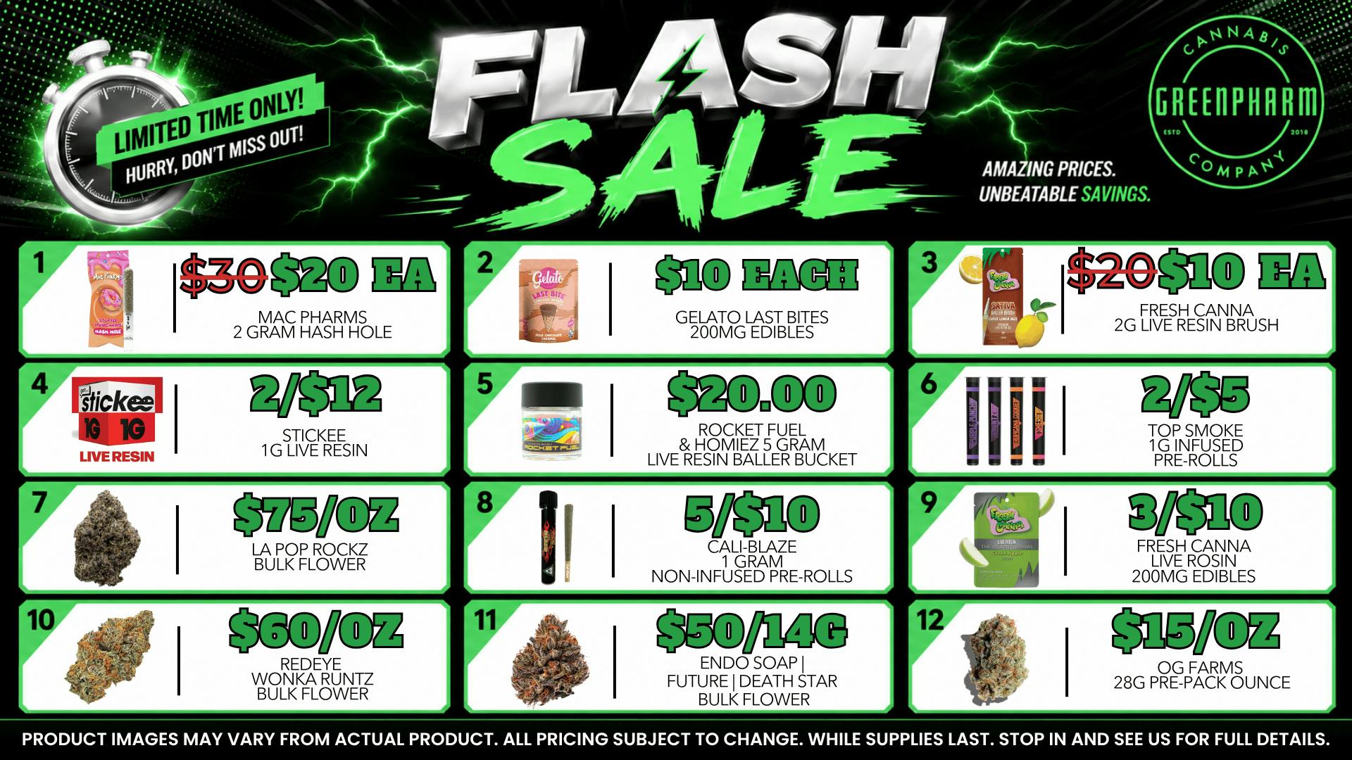 Green Pharm - Mancelona -Recreational 😀💰💥FLASH SALE- BIG SAVINGS💰😀💥