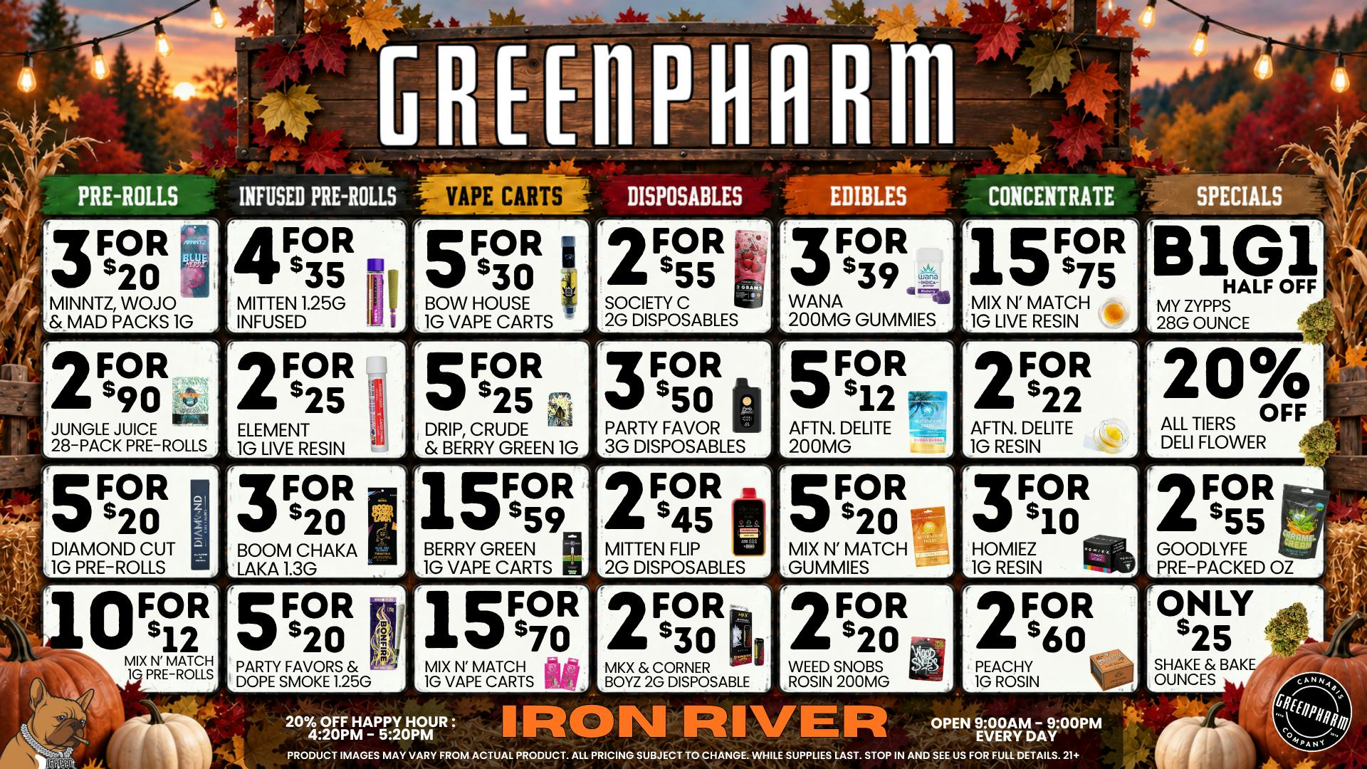 Green Pharm Iron River - Rec - Now Open! 🔥⚡DAILY SAVINGS!⚡🔥