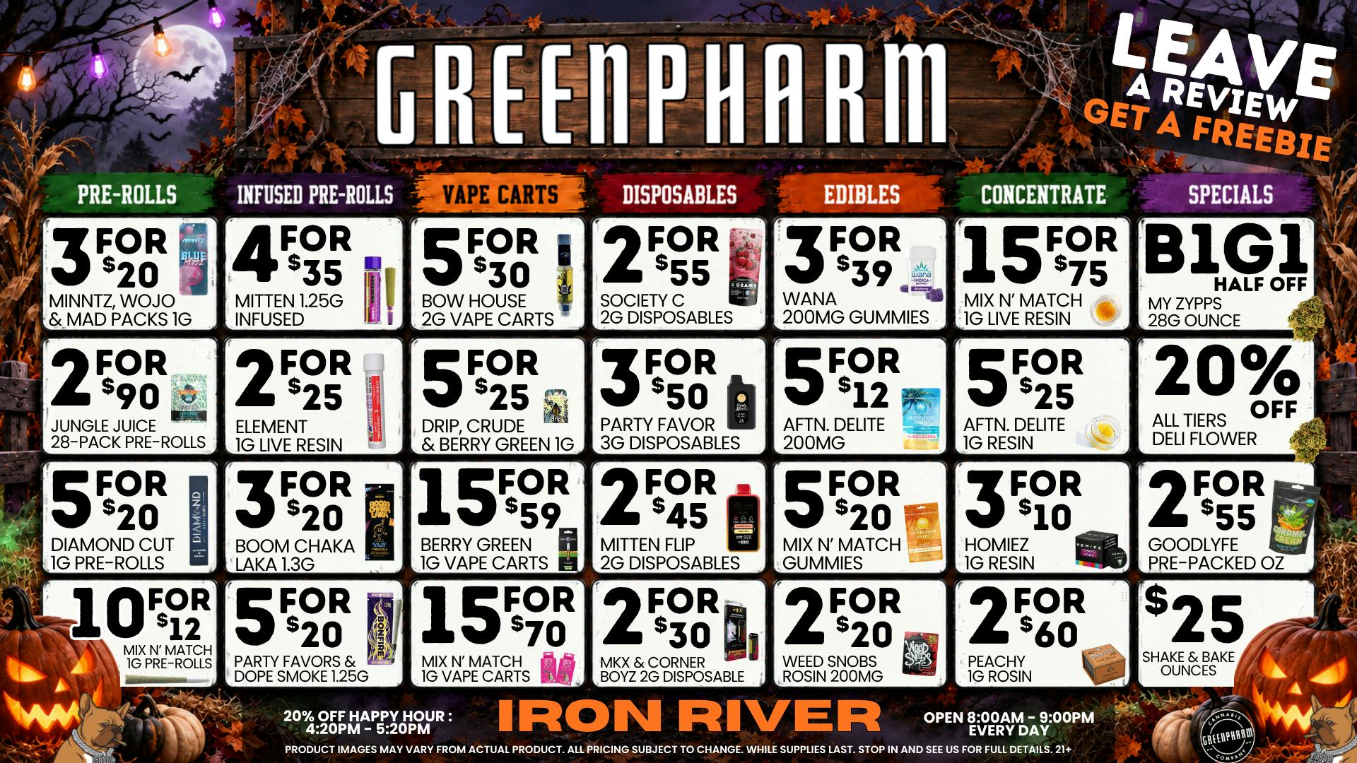 Green Pharm Iron River - Rec - Now Open! 💥DAILY SAVINGS!💥