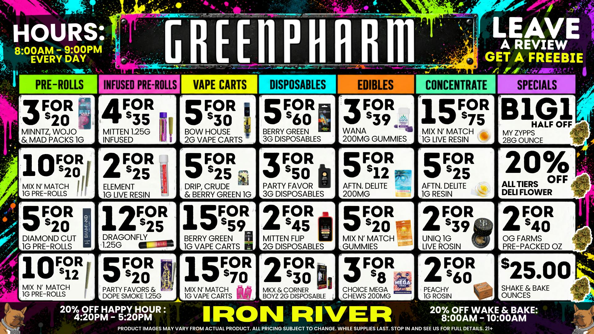 Green Pharm Iron River - Rec - Now Open! 💥DAILY SAVINGS!!!💥