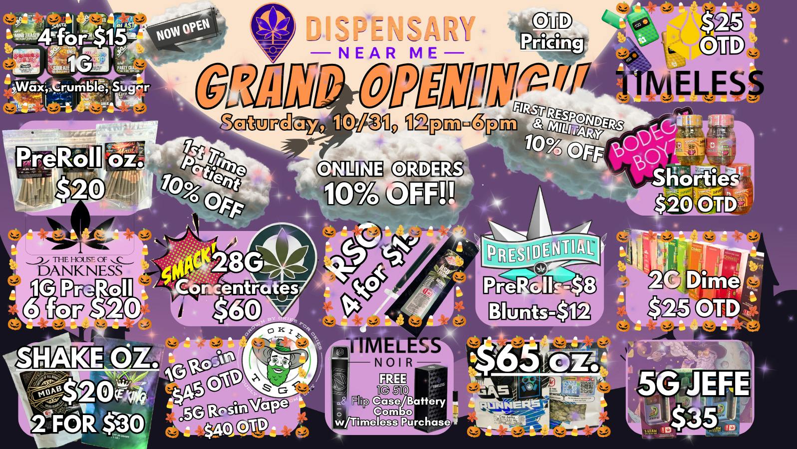 Dispensary Near Me - Bethany 🎃🐈‍⬛Scary Good Deals👻🎃