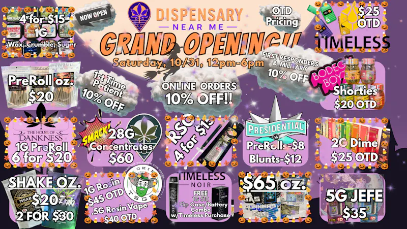 Dispensary Near Me - Bethany 🎃🐈‍⬛Scary Good Deals👻🎃