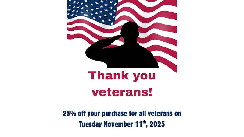 White Barn Dispensary Veterans Day Discount!