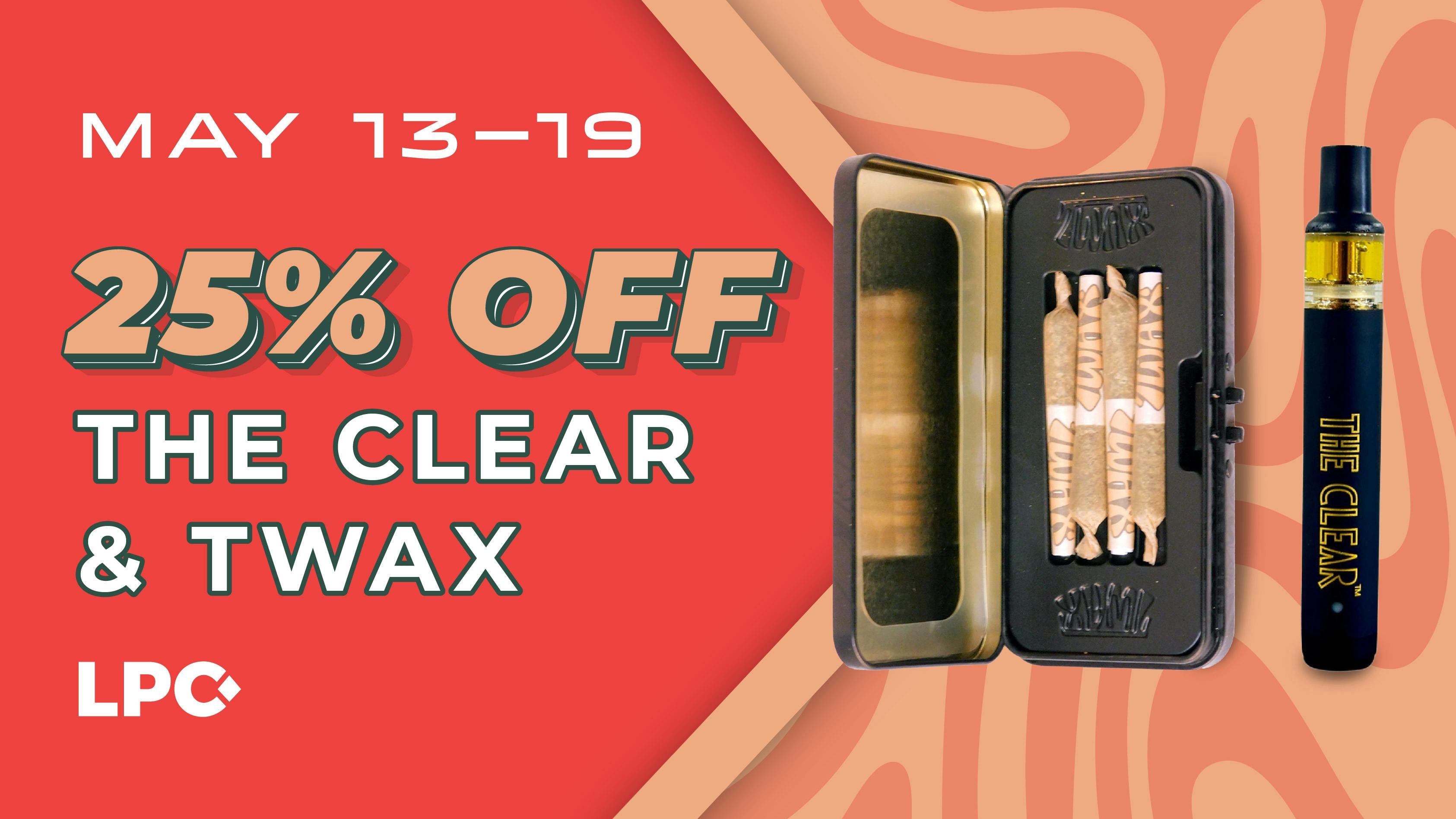 Lone Peak Cannabis Co. Laurel Spring Savings: 25% off The Clear & Twax