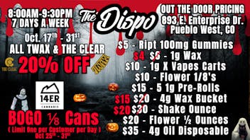 The Dispo Halloween Sale with High Quality Daily Deals!