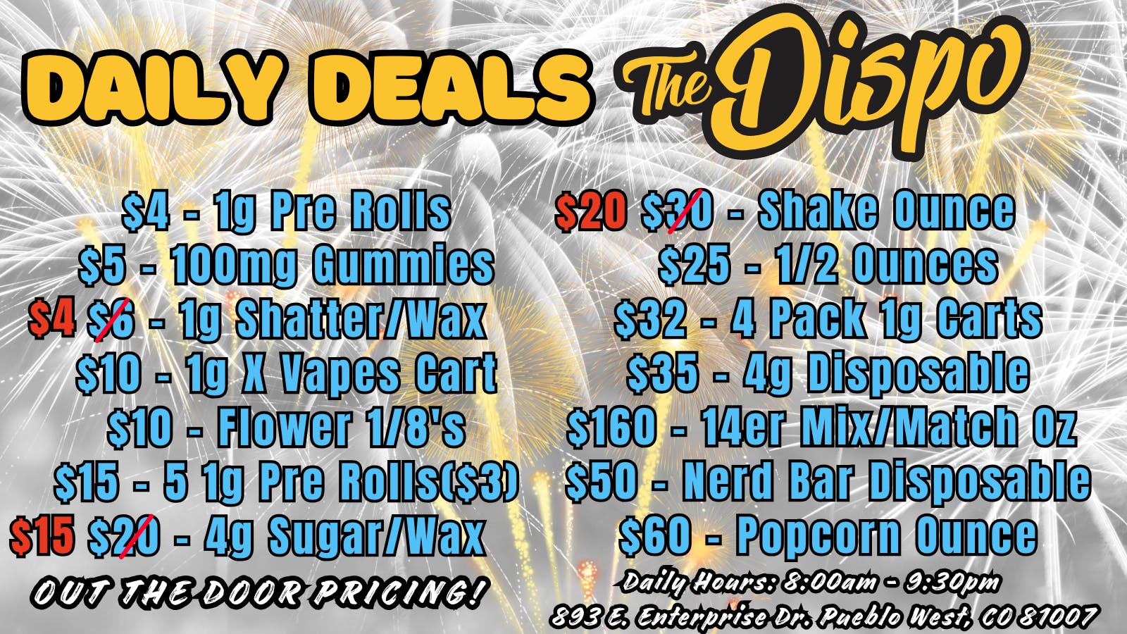 The Dispo Happy New Year, Get Quality Cannabis at The Dispo!