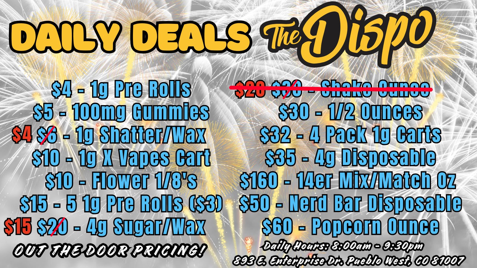 The Dispo Happy New Year, Get Quality Cannabis at The Dispo!