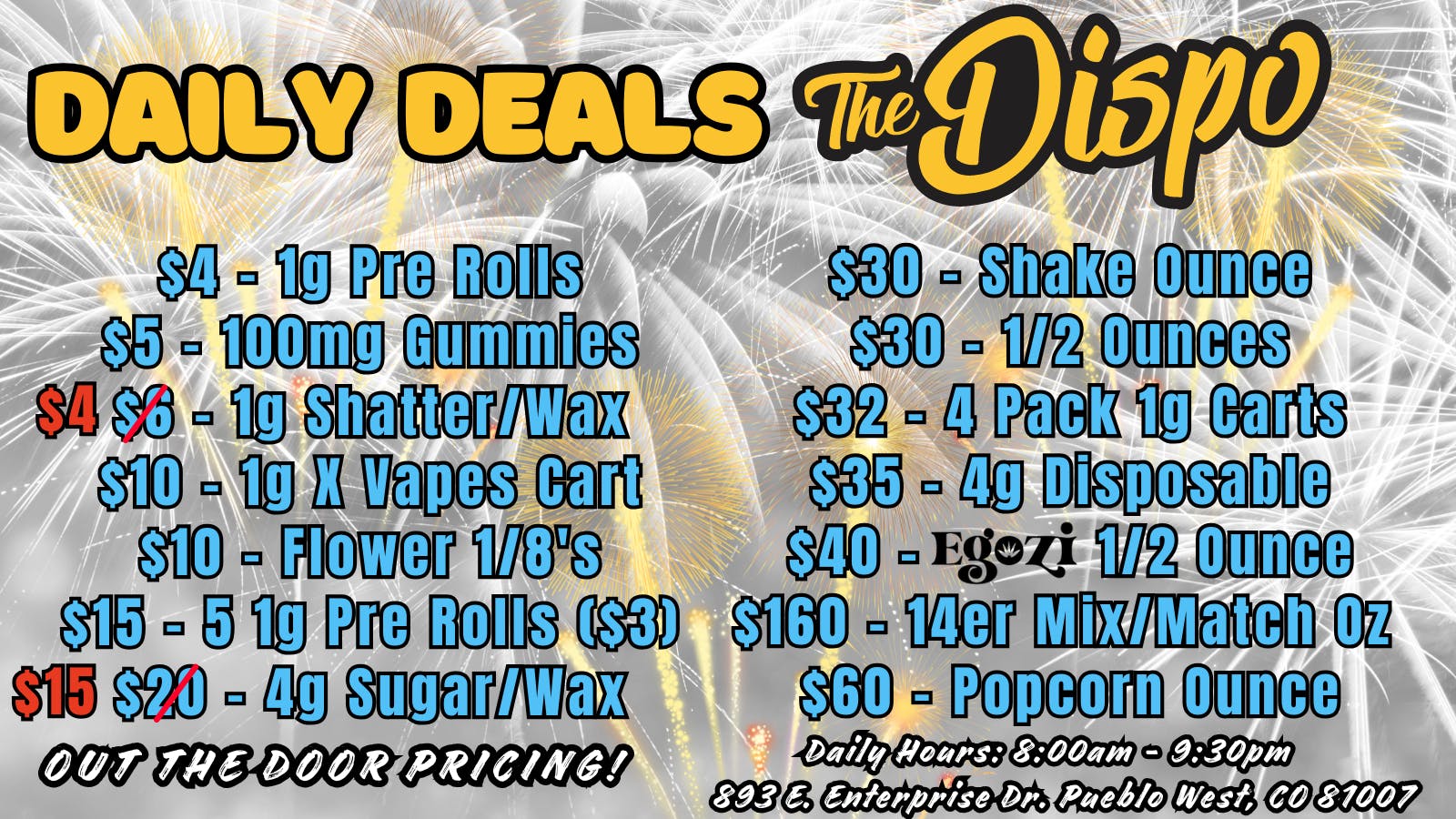 The Dispo Happy New Year, Get Quality Cannabis at The Dispo!