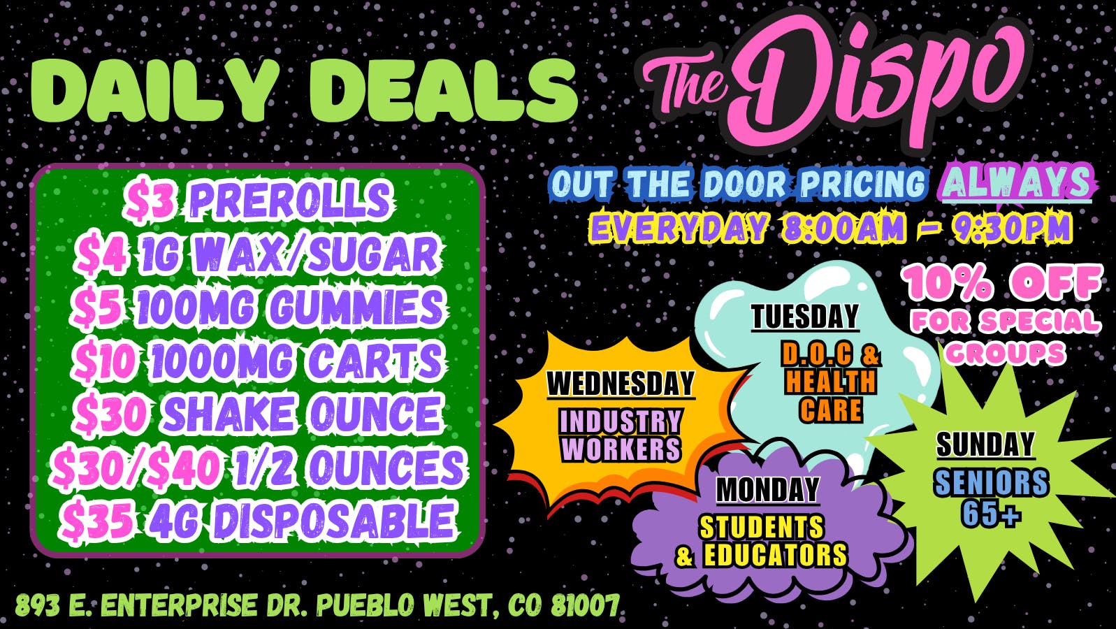 The Dispo Daily Deals Only at The Dispo!