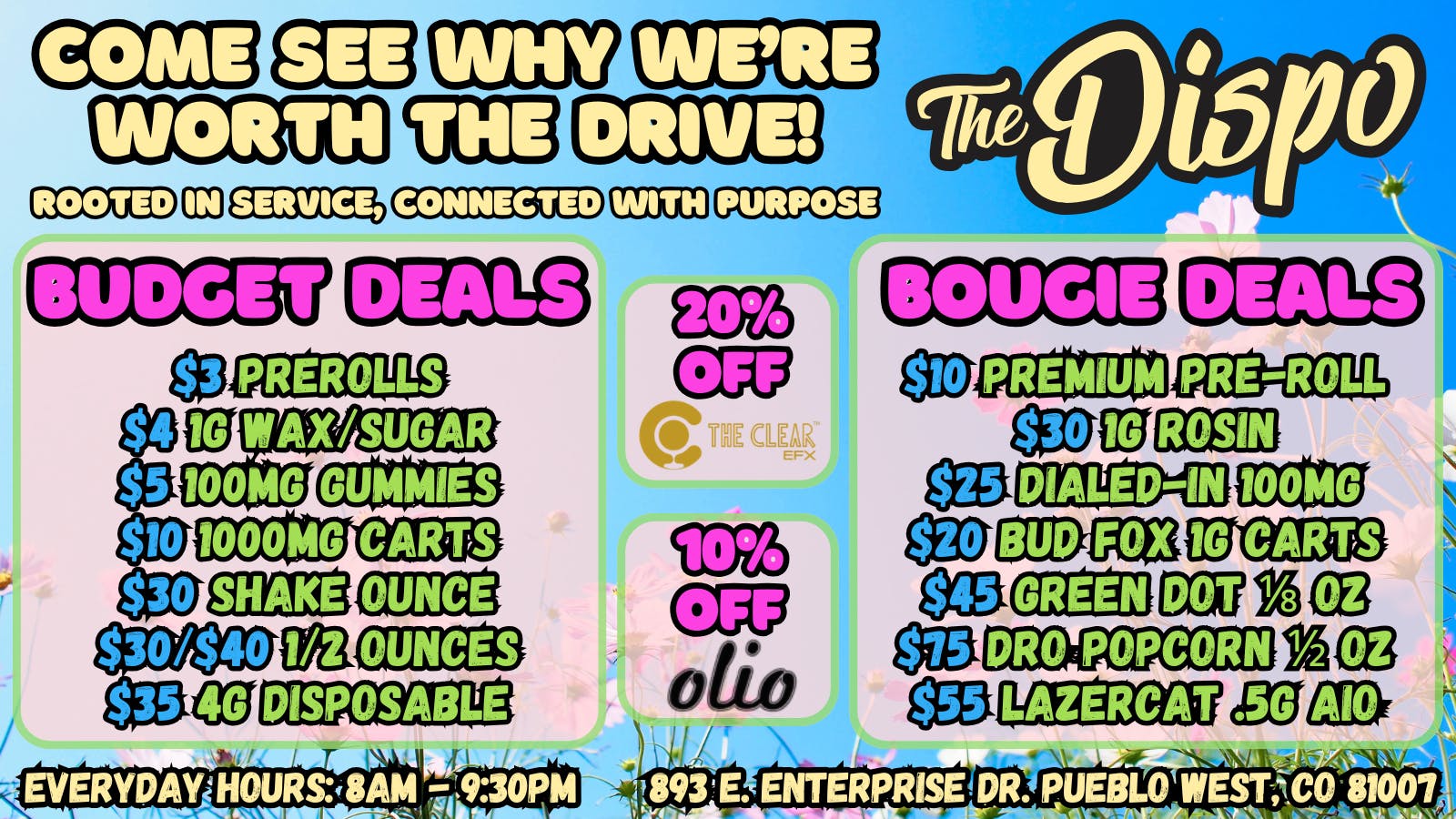 The Dispo Come See Why We're Worth The Drive! -The Dispo