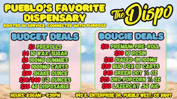 The Dispo $3 JOINT | $4 1G WAX | $10 CART | $20 HI-FUEL 1/8