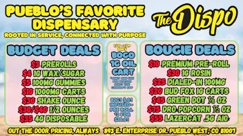 The Dispo $3 JOINT | $4 1G WAX | $10 CART | $20 HI-FUEL 1/8