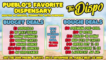 The Dispo $3 JOINT | $4 1G WAX | $10 CART | $20 HI-FUEL 1/8