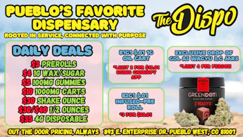 The Dispo $3 JOINT | $4 1G WAX | $10 CART | $20 HI-FUEL 1/8