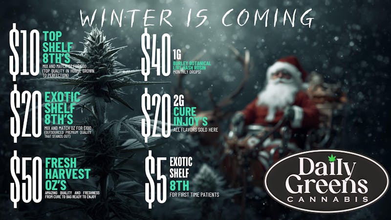 Daily Greens Santa's Good List