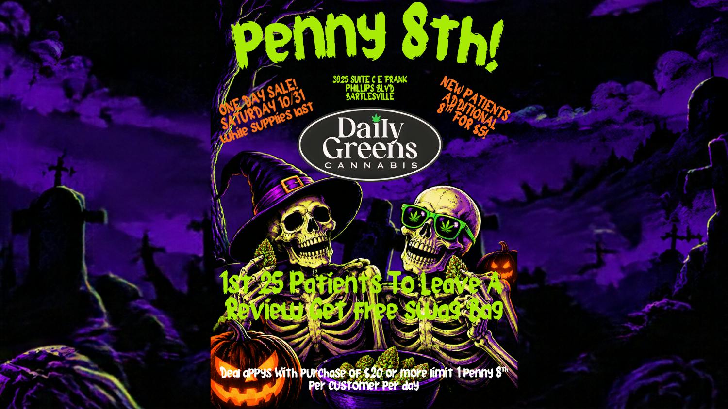 Daily Greens Halloween Hookup