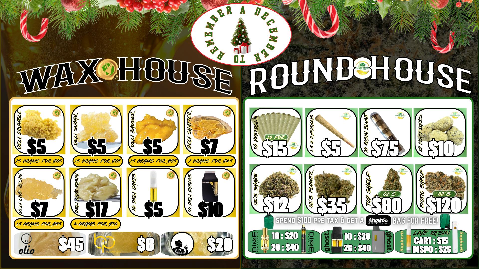 Round House Reserve A DECEMBER TO REMEMBER