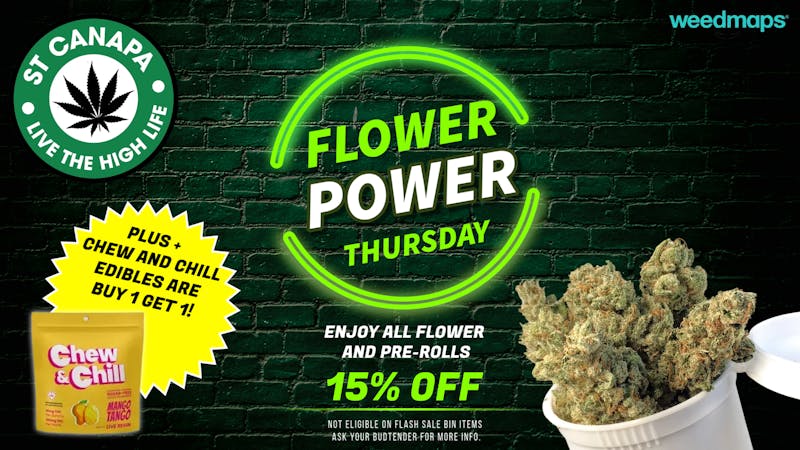 ST CANAPA - Ruidoso FLOWER POWER THURSDAY