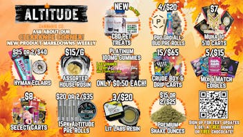 Altitude Cannabis Co 🍁Fall Into Savings @ Altitude🍂