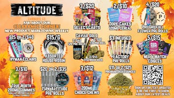 Altitude Cannabis Co ✨🧡Autumn Deals Await @ Altitude🧡✨