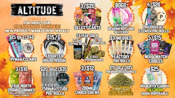 Altitude Cannabis Co ✨🧡Autumn Deals Await @ Altitude🧡✨