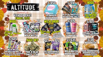 Altitude Cannabis Co 🍁🍂Fall into Savings @ Altitude🍂🍁
