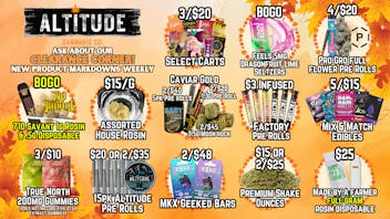 Altitude Cannabis Co ✨🧡Autumn Deals Await @ Altitude🧡✨