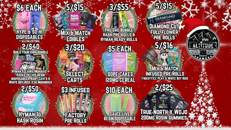 Altitude Cannabis Co ⛄🎄Putting the Decorations Up Early @ Altitude🎄⛄