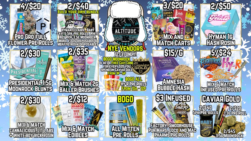 Altitude Cannabis Co Some 🔥Fire🔥 To Keep You Warm😶‍🌫️ @ Altitude