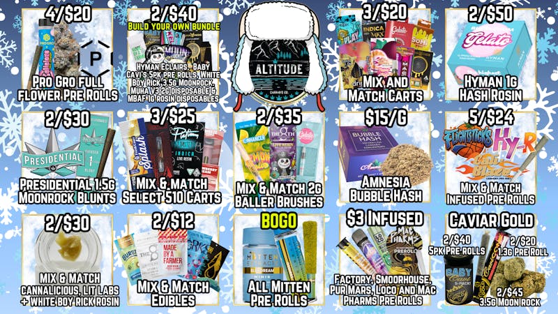 Altitude Cannabis Co Some 🔥Fire🔥 To Keep You Warm😶‍🌫️ @ Altitude