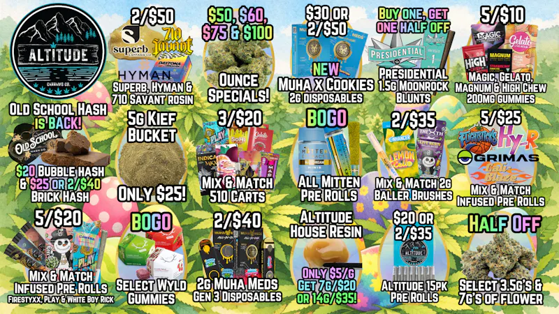 Altitude Cannabis Co 🍪Cookies x Muha🔥Now @ Altitude!