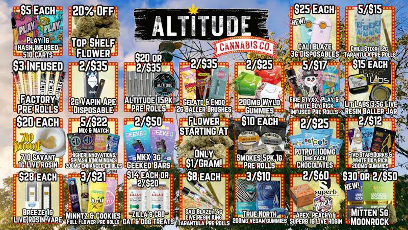 Altitude Cannabis Co ☀️Summer Savings🎡 @ Altitude