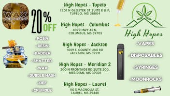 High Hopes - Laurel Concentrates: Vapes, Rosin, Syringes