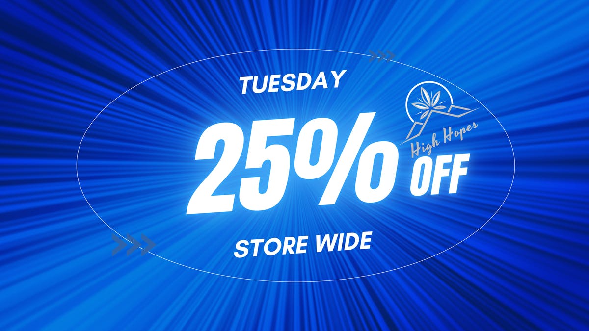 High Hopes - Meridian 25% off Entire Purchase on Tuesday
