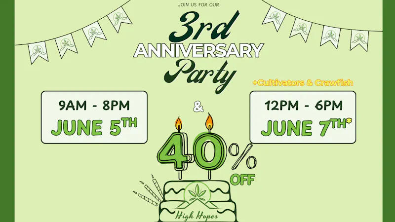 High Hopes Anniversary Sale