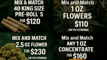 Y&Z Grow - Delivery Mix & Match Deals: Flowers, Dabs, Pre-Rolls