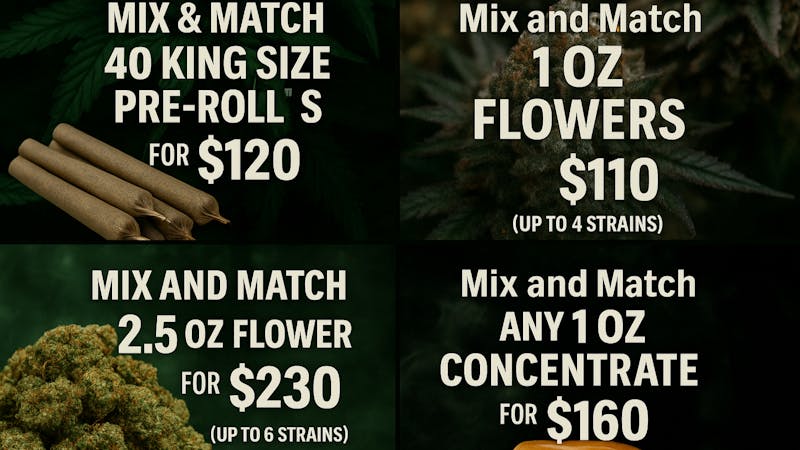 Y&Z Grow - Delivery Mix & Match Deals: Flowers, Dabs, Pre-Rolls