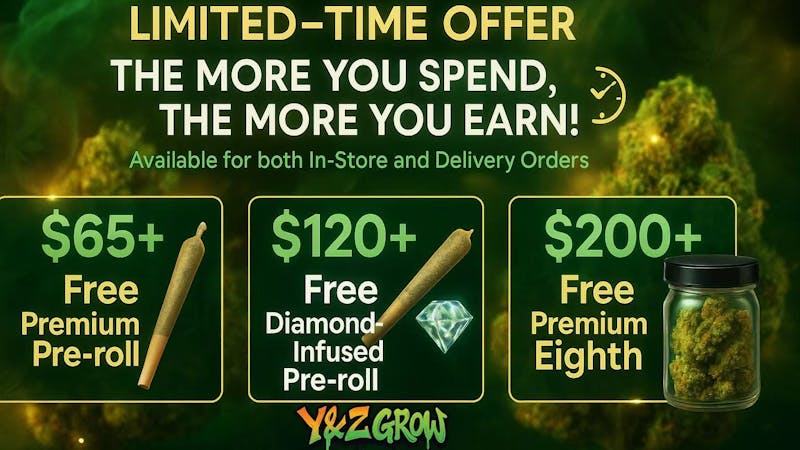 Y&Z Grow - Delivery Gift in Every Order. Free Medical Card